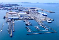 El país asiático, pese a la crisis, incrementó en enero un 41 por ciento sus tráficos en contenedores con Vigo. 